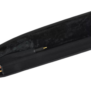 Peradon Black Zip Three Quarter Case. Open view