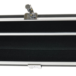 Peradon Black Halo Two Piece Cue Case. Open view