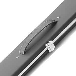 Peradon Black Halo Plus One Piece Cue Case. Close up view
