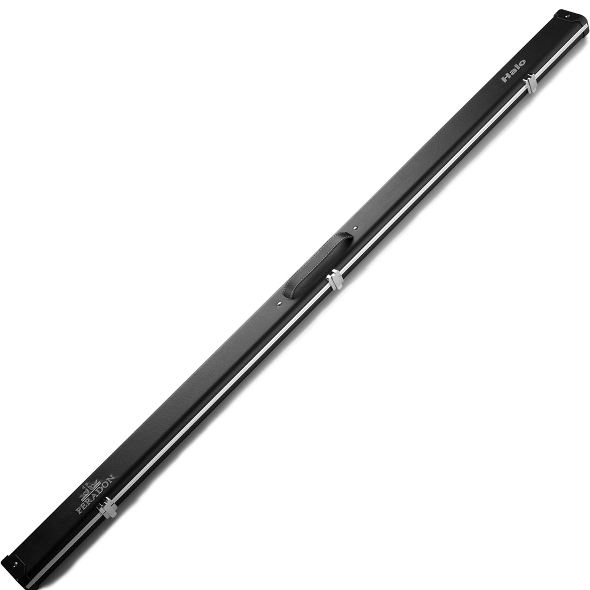 Peradon Halo Wide Black One Piece Cue Case. Full lengh view