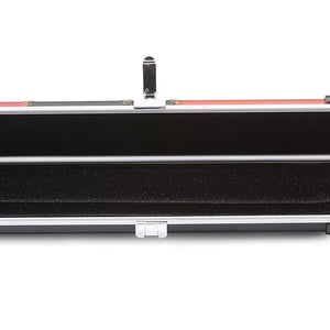 Peradon Black Red Patch Halo Wide One Piece Case. Open view.
