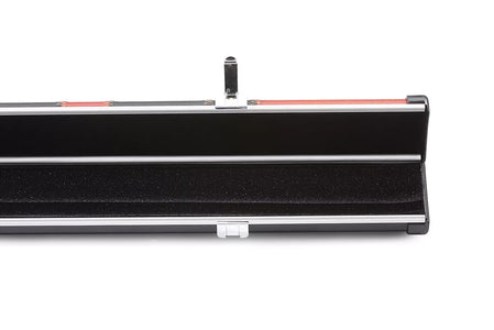 Peradon Black Red Patch Halo Wide One Piece Case. Open view.