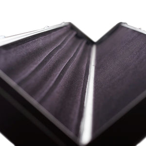 Peradon Black White Patch Halo Plus 3/4 Jointed Cue Case. Open