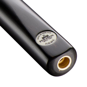 Peradon Hawk 3/4 Jointed 8 Ball Pool Cue. Badge view