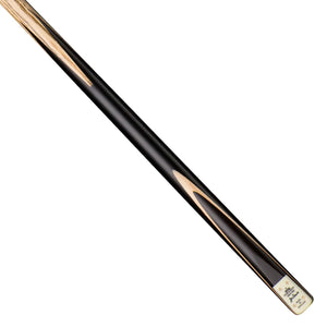 Peradon Joe Davis Two Piece Snooker Cue. On angle view