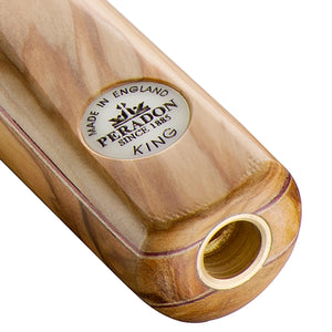 Peradon King 3/4 Jointed Snooker Cue. Badge view