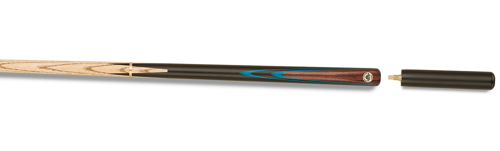 Peradon Luna 3/4 Jointed 8 Ball Pool Cue. Seperated view