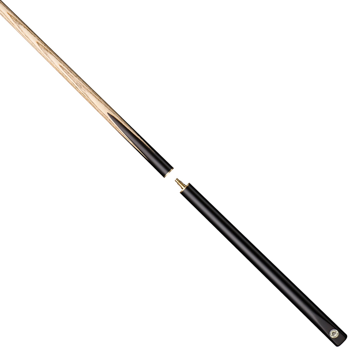 Peradon Pro-Cue 3/4 Jointed Snooker Cue. Seperated view