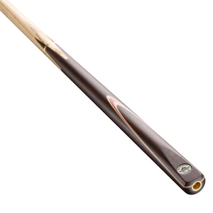 Peradon Pulsar 3/4 Jointed 8 Ball Pool Cue. On angle view