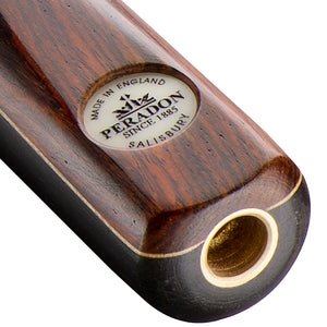 Peradon Salisbury 3/4 Jointed Snooker Cue. Badge view