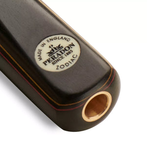 Peradon Zodiac 3/4 Jointed 8 Ball Pool Cue. Badge view
