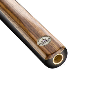 Peradon Chiltern One Piece Snooker Cue. Badge view