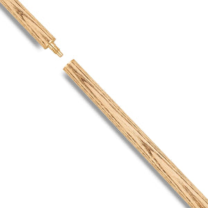 Peradon Derby Two Piece Snooker Cue. Seperated view