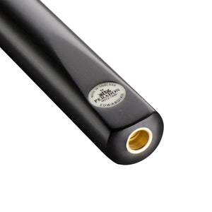 Peradon Edwardian One Piece Snooker Cue. Badge view