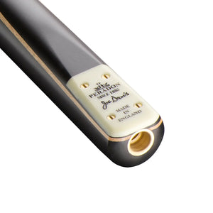 Peradon Joe Davis One Piece Snooker Cue. Badge view