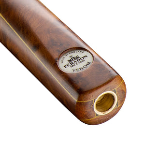 Peradon Venom 3/4 Jointed 8 Ball Pool Cue. Badge view