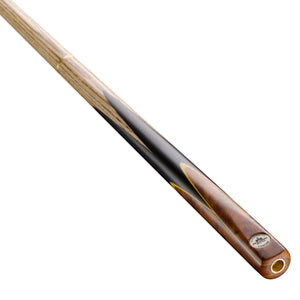 Peradon Venom 3/4 Jointed 8 Ball Pool Cue. On angle view