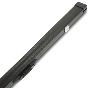 Peradon Black Aluminium 3/4 Cue Case Close Up