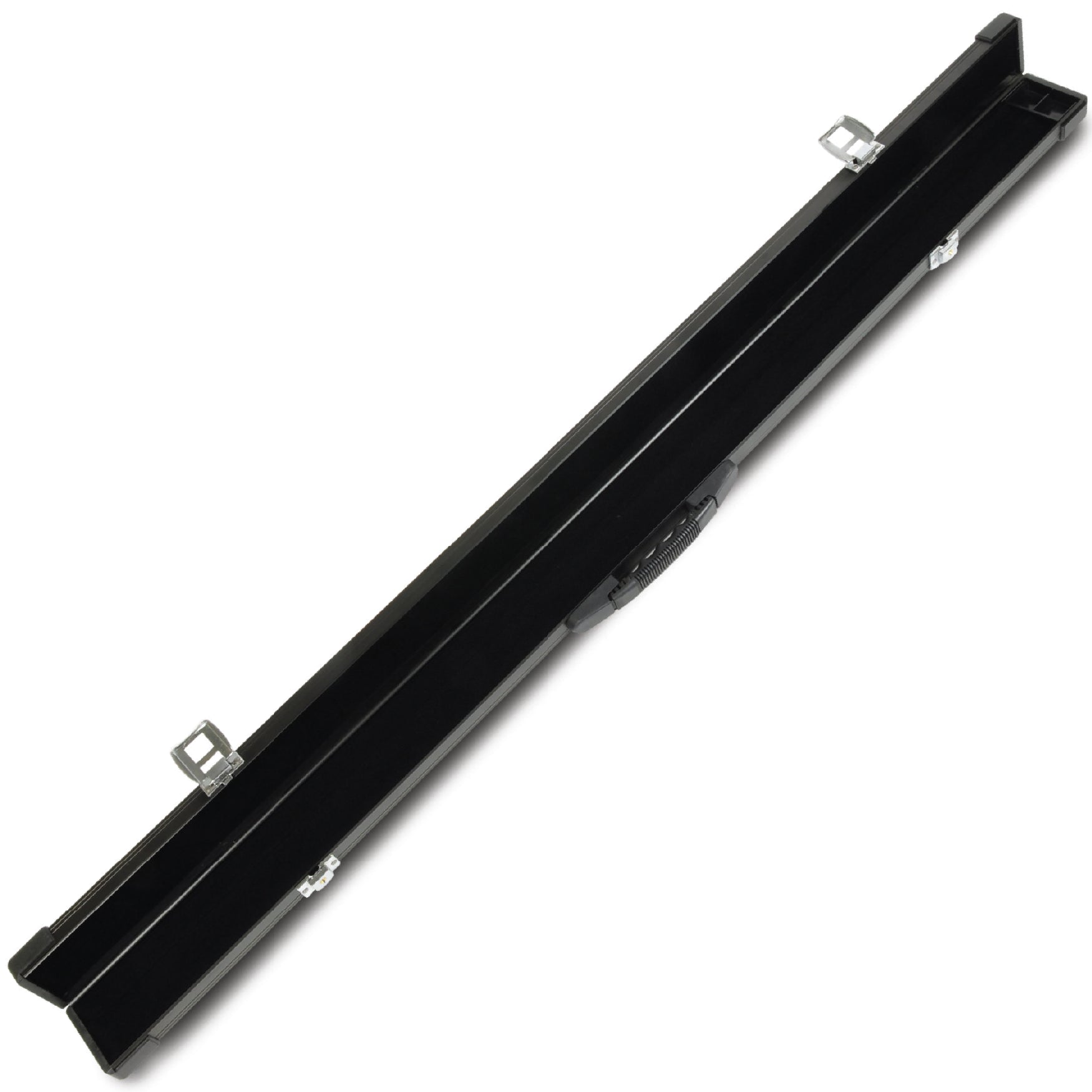 Peradon Black Aluminium 3/4 Cue Case Open