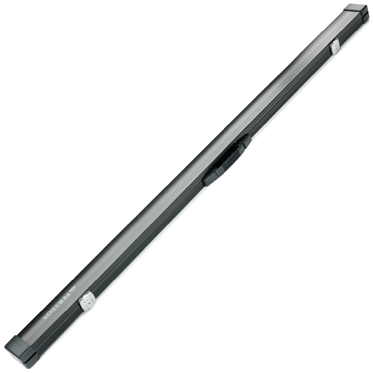 Peradon Black Aluminium One Piece Cue Case Closed