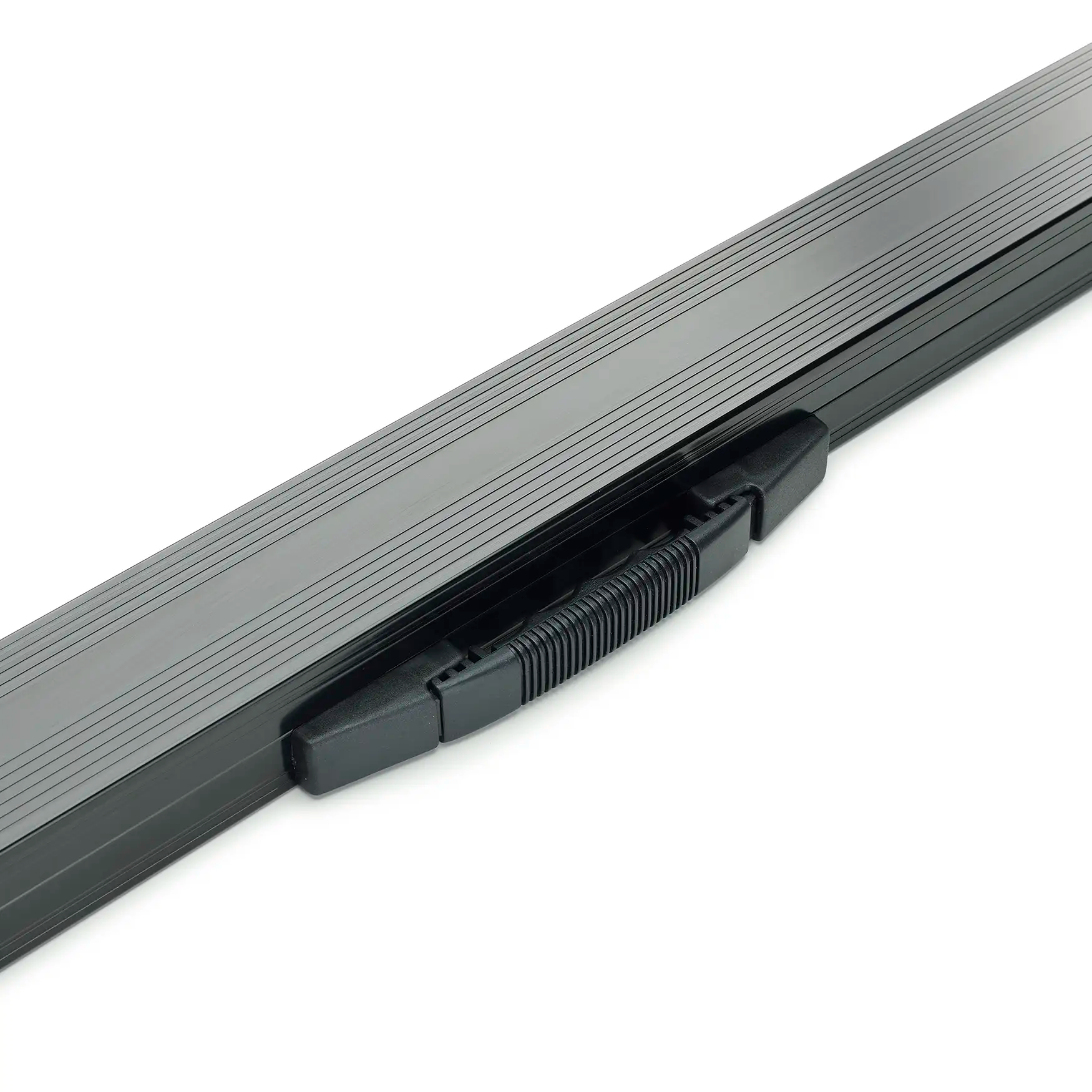 Peradon Black Aluminium One Piece Cue Case handle view