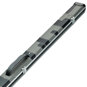 Peradon Black & Grey Patch Halo 3/4 Cue Case Close Up