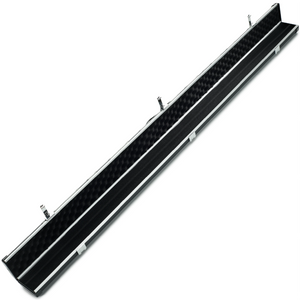Peradon Black & Grey Patch Halo 3/4 Cue Case Open