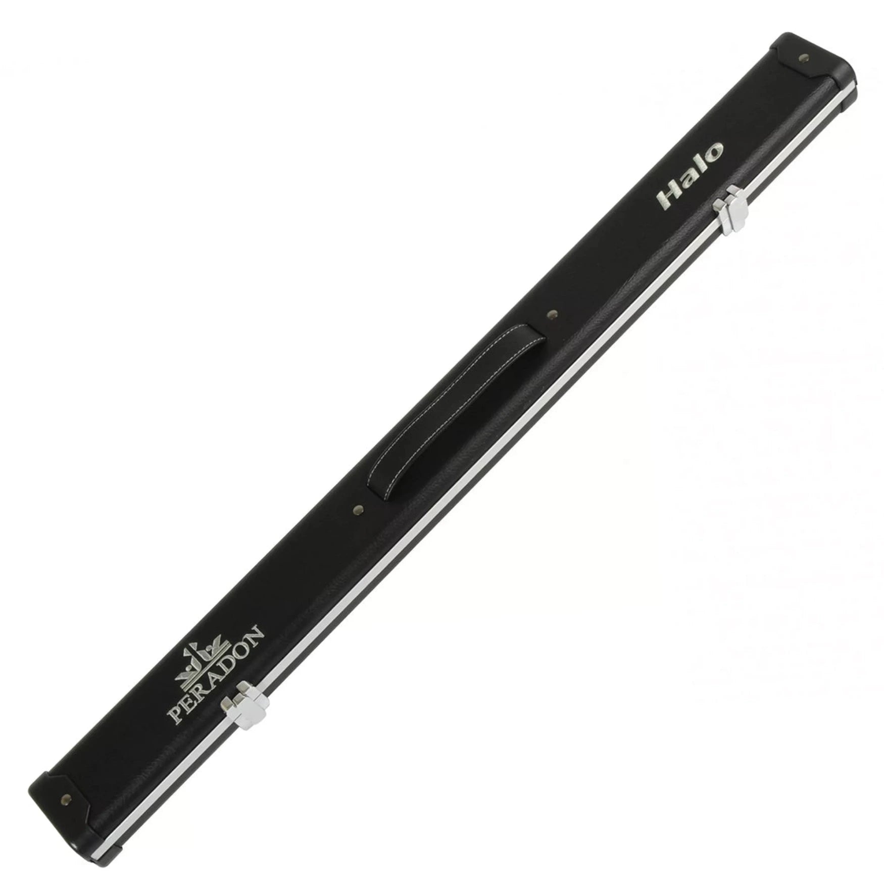 Peradon Black Halo Two Piece Cue Case - Closed view