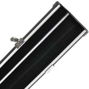 Peradon Black Halo Two Piece Cue Case Open