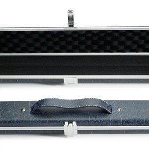 Peradon Blue Vein Halo Wide One Piece Cue Case mid view
