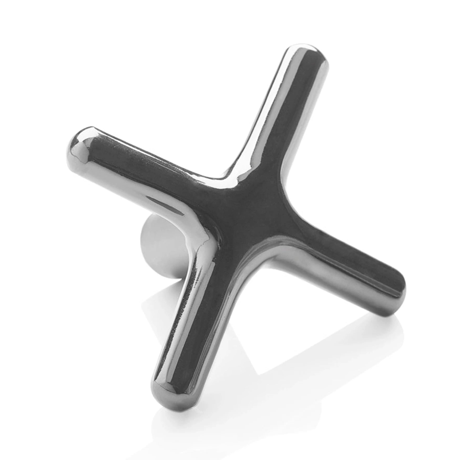 Peradon Cross Rest Heads - Black Chrome