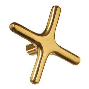 Peradon Cross Rest Heads - Brass