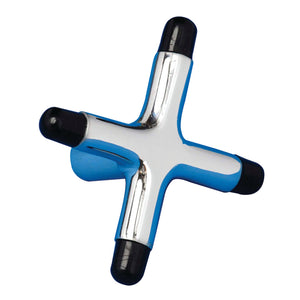 Peradon Cross Rest Heads - Chrome with toes