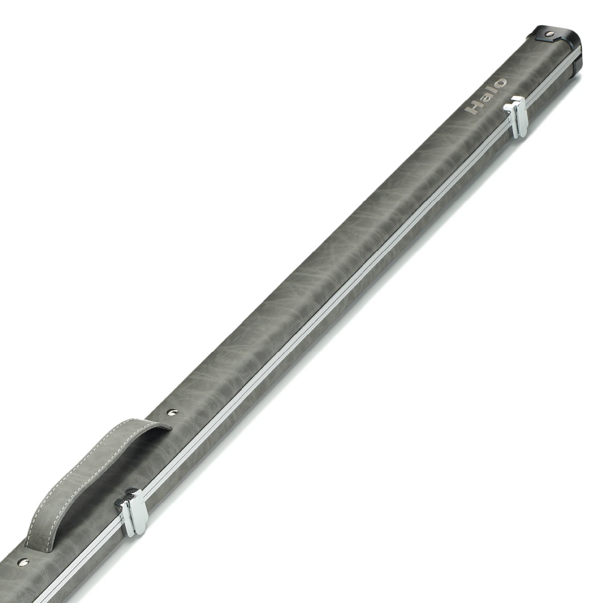 Peradon Grey Halo Thin One Piece Cue Case Close Up