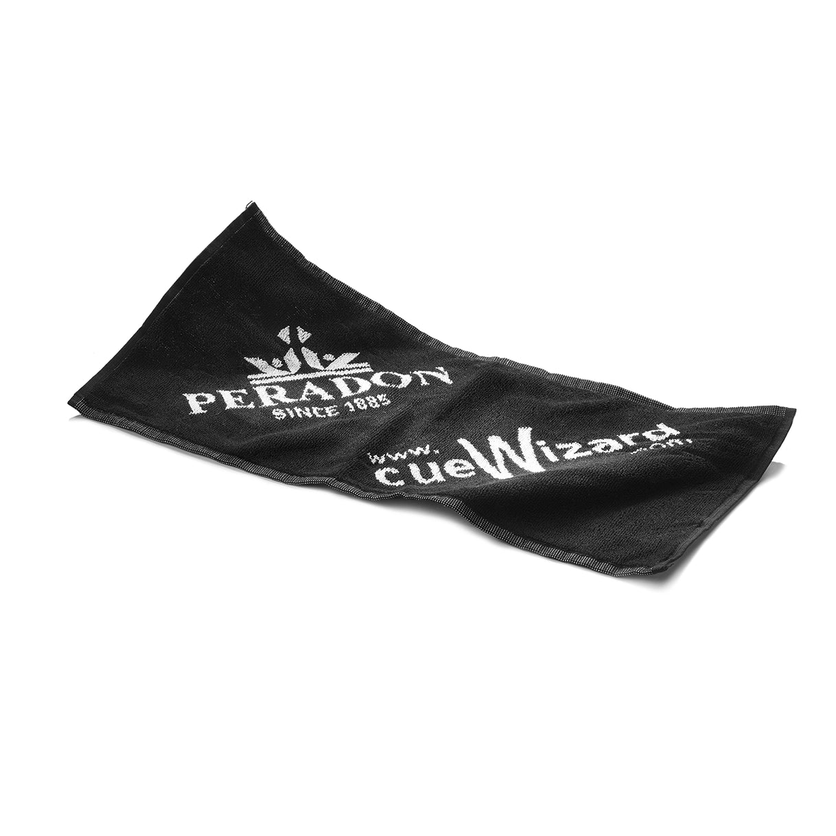 Peradon Traditional Cue Towel in black