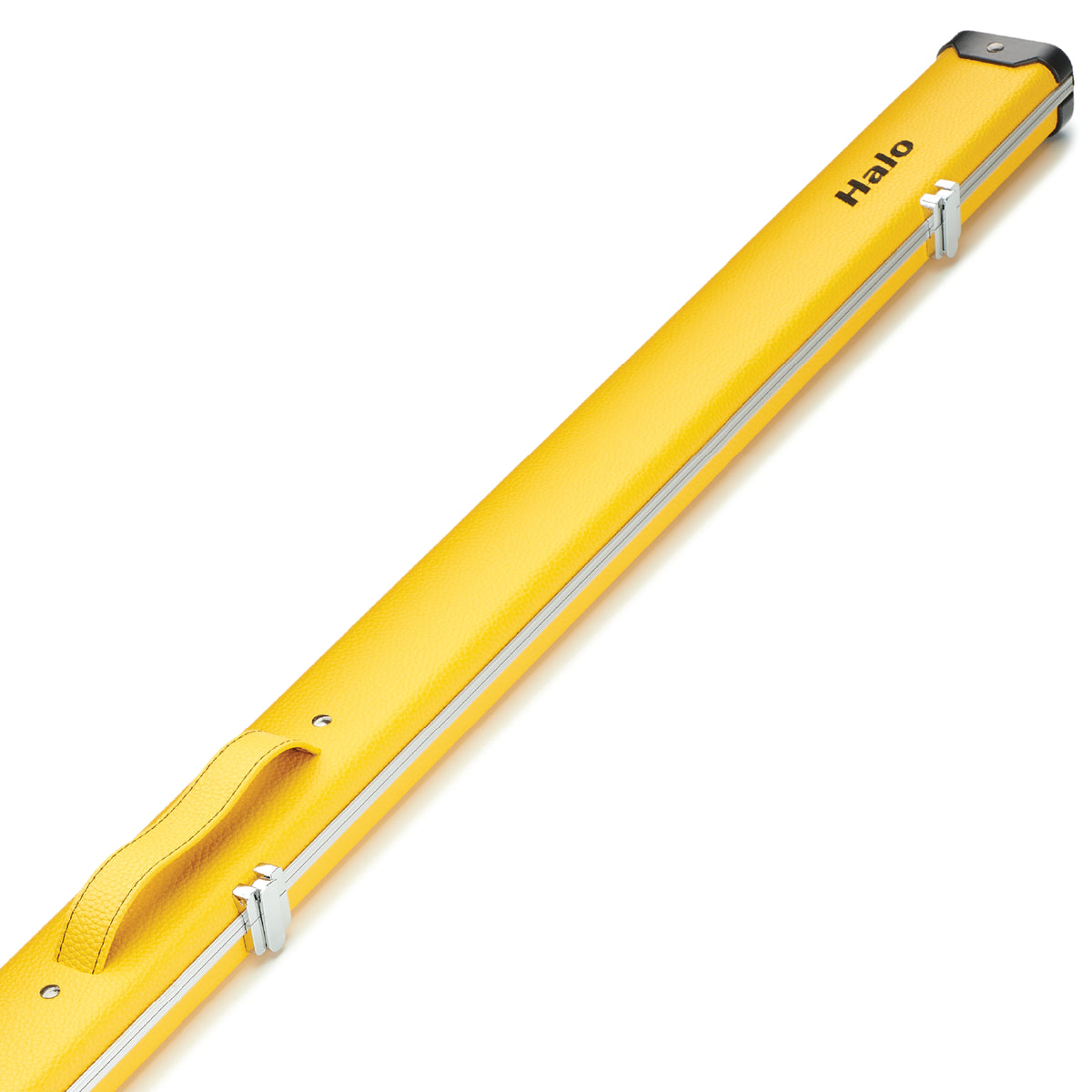 Peradon Yellow Halo Wide One Piece Cue Case Close Up