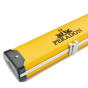 Peradon Yellow Halo Wide One Piece Cue Case Peradon logo view