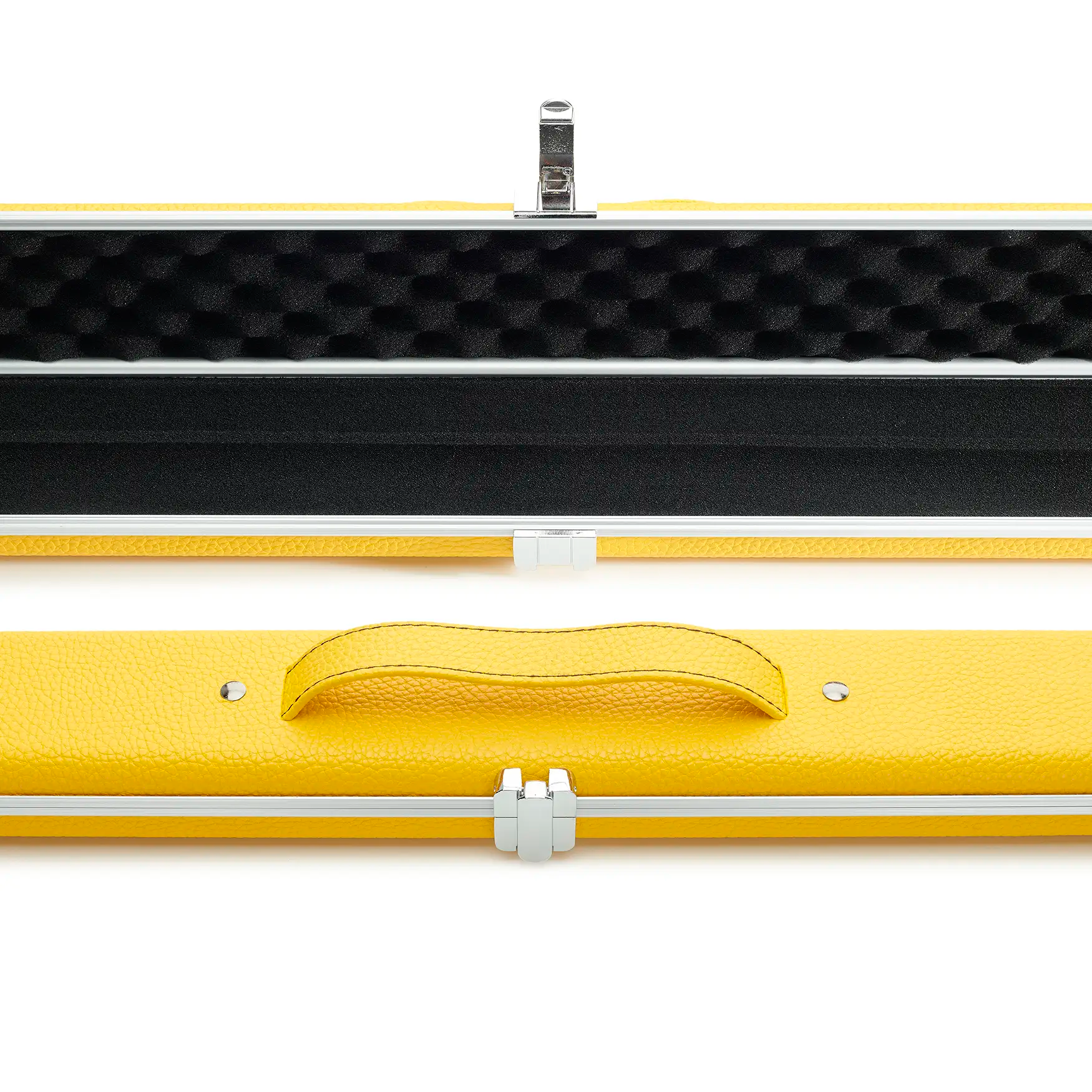 Peradon Yellow Halo Wide One Piece Cue Case mid view