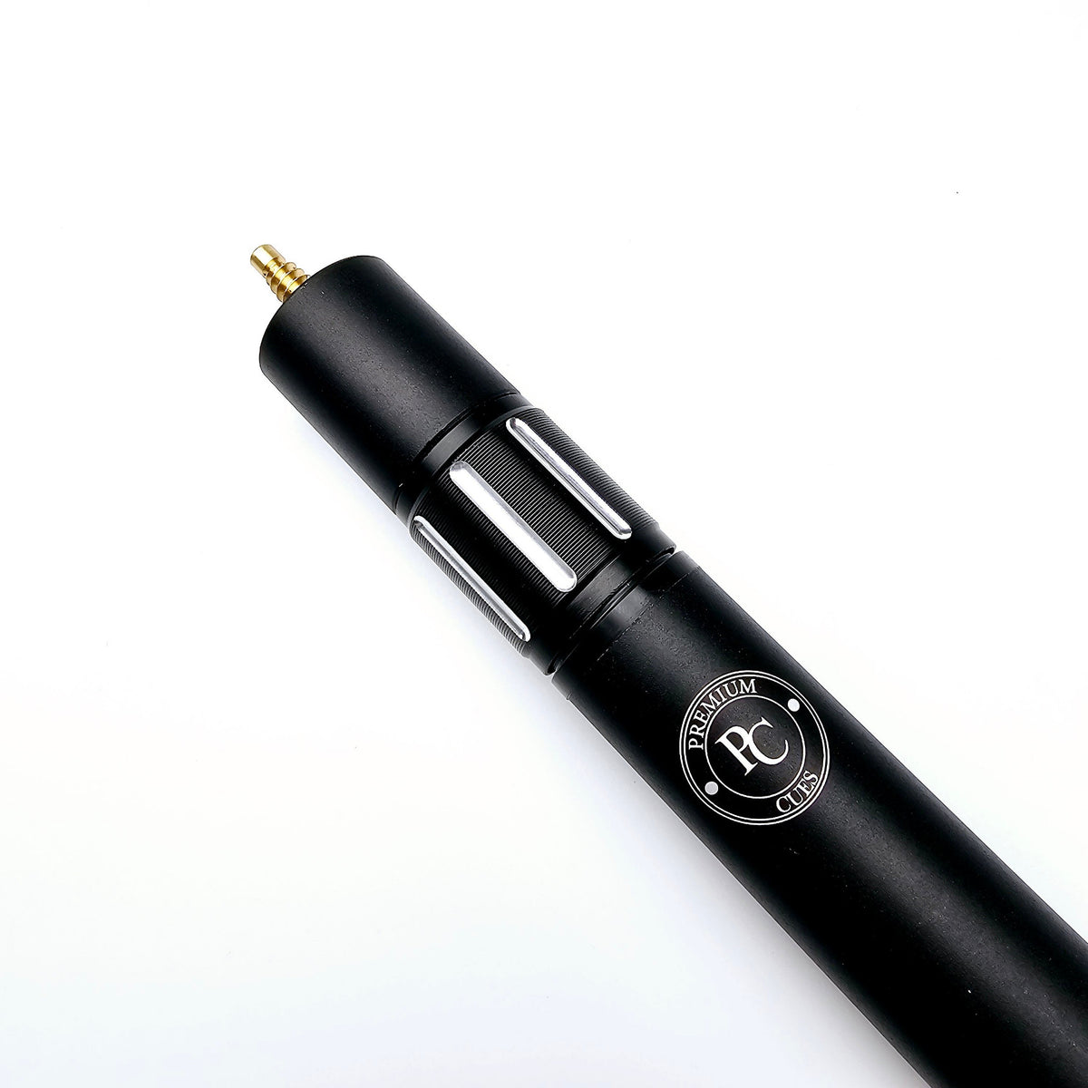 Premium Cues 6" - 8" Telescopic Mini Butt - Silver Collar View