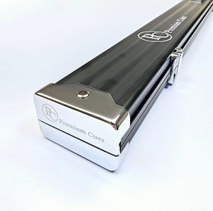 Premium Cues Aluminium One Piece Cue Case in black