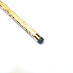 Premium Aspire 55 inch, handmade three quarter jointed 8 Ball Pool Cue on cue tip view