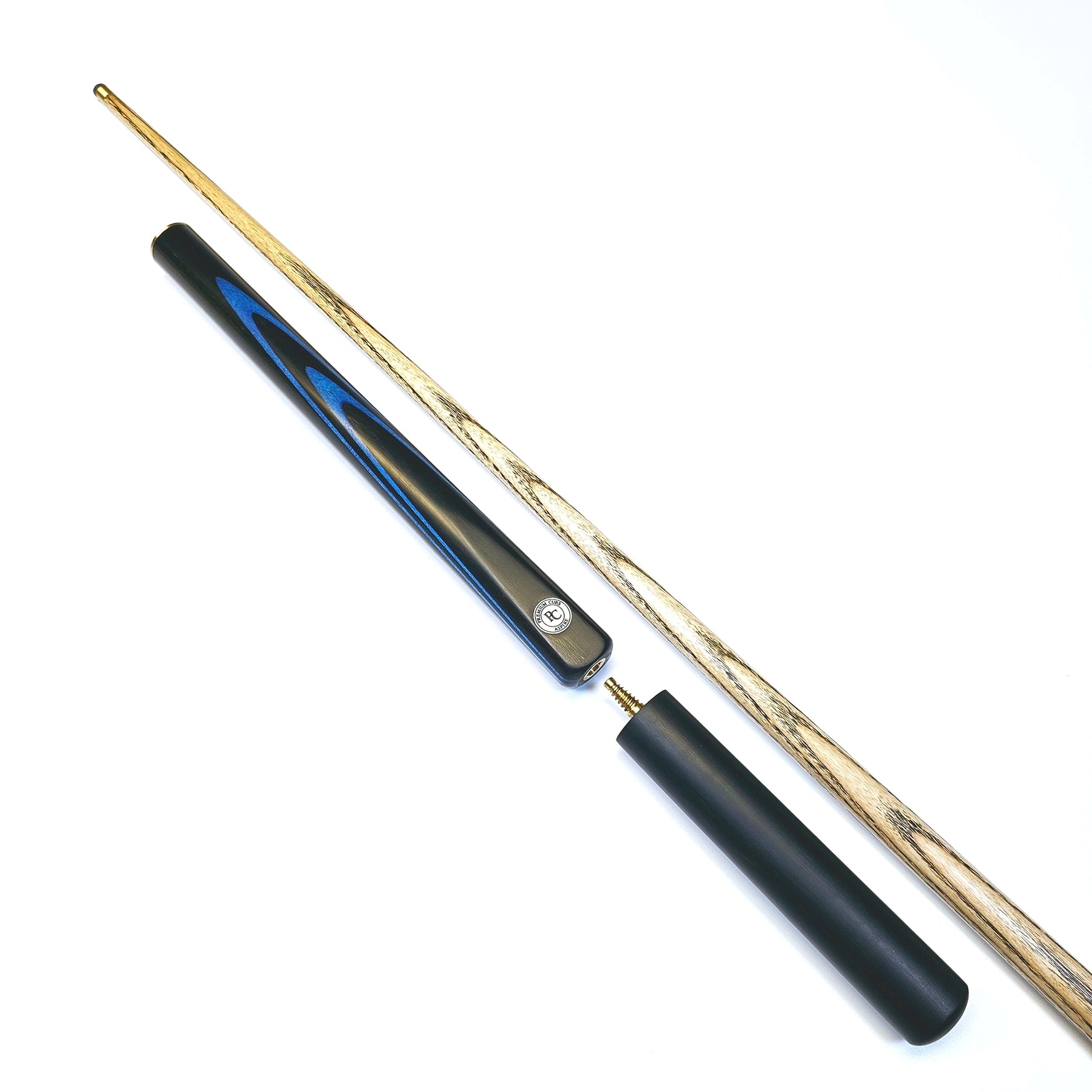 Premium Cues Aspire 57 inch, handmade three quarter jointed 8 ball pool cue full cue view