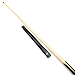 Premium Cues BREAKER 3/4 Jointed - 8 Ball Pool Break Cue - MAPLE On angle view