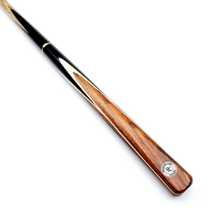 Premium Cues Enigma Handmade 3/4 Jointed Snooker Cue on angle view