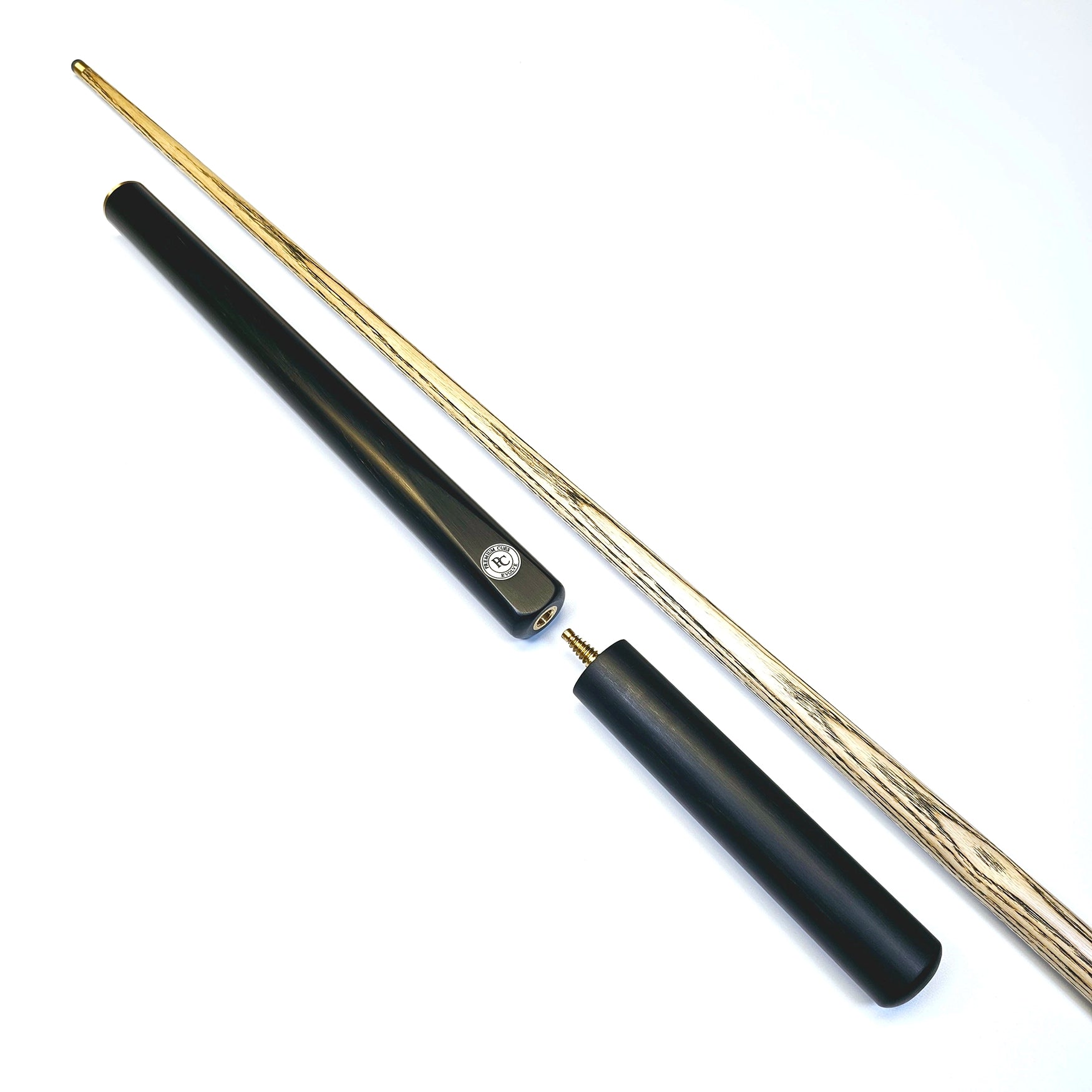 Premium Cues Evolve 57 inch, handmade three quarter jointed 8 ball pool cue full cue view