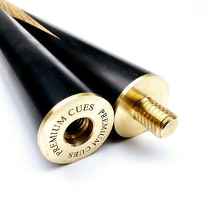 Premium Cues Evolve Handmade 3/4 Jointed Ash Snooker Cue joint view