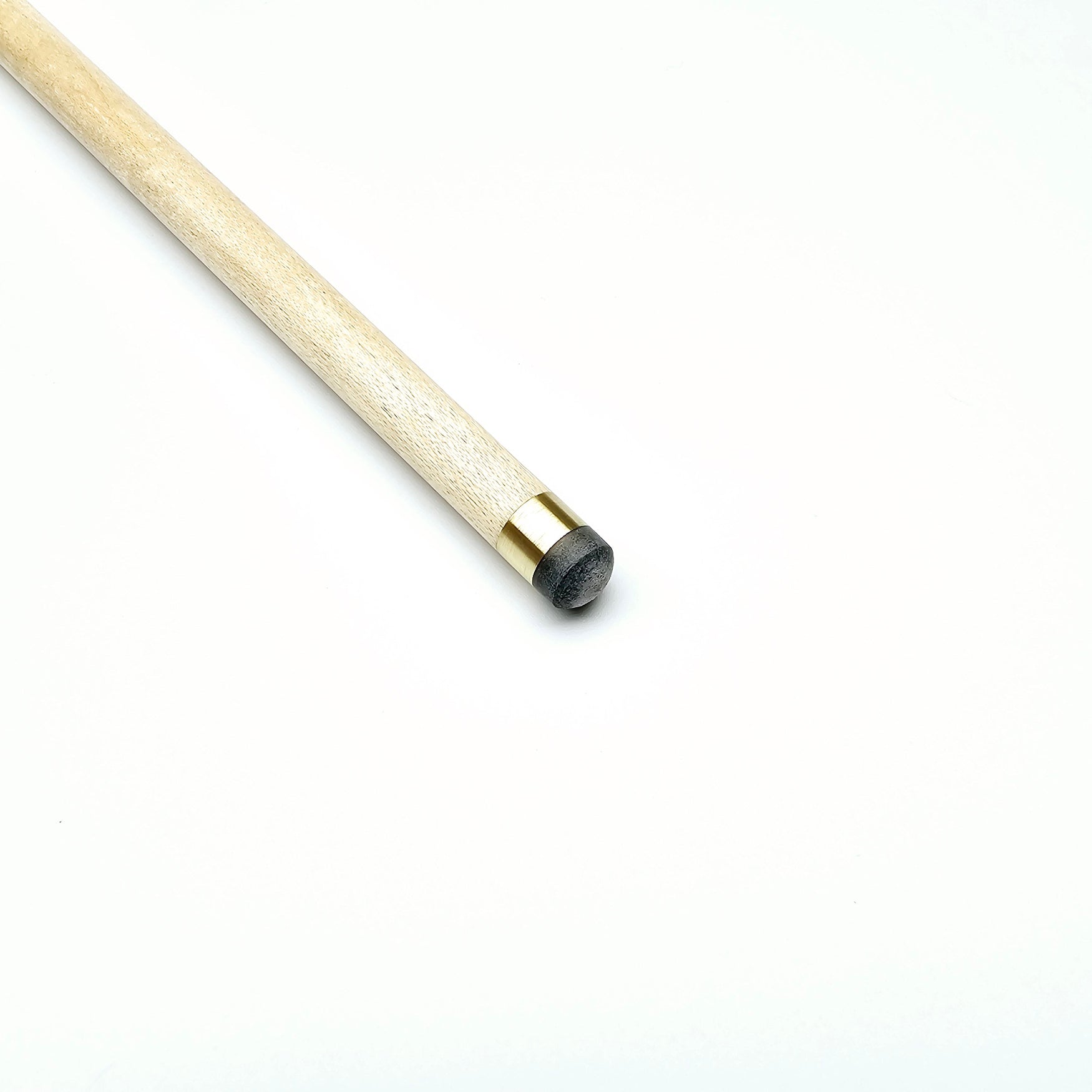 Premium Cues Evolve Handmade One Piece Maple Snooker Cue tip view