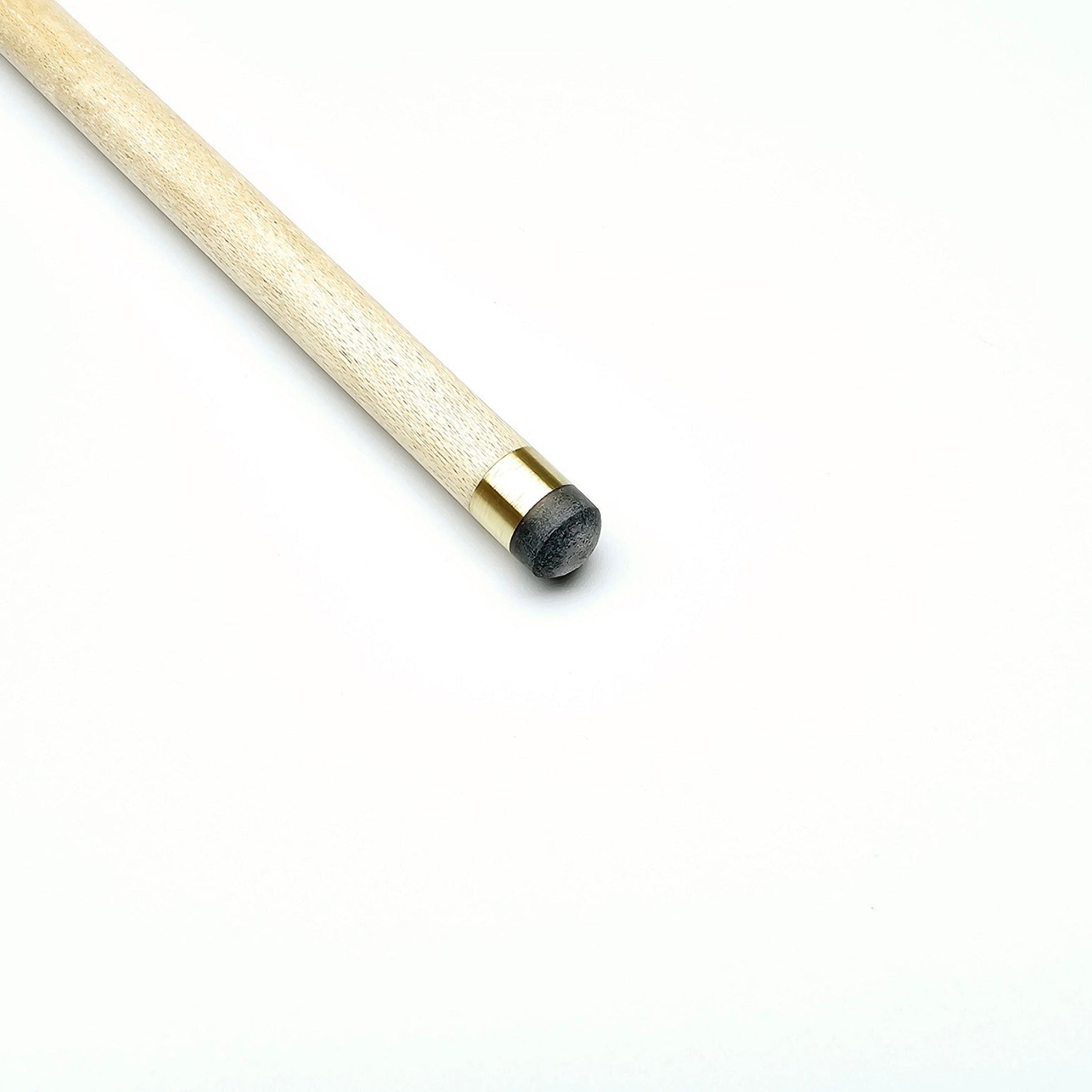 Premium Cues Evolve (Maple) Handmade One Piece Snooker Cue - Tip view