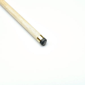 Premium Cues Evolve (Maple) Handmade One Piece Snooker Cue - Tip view