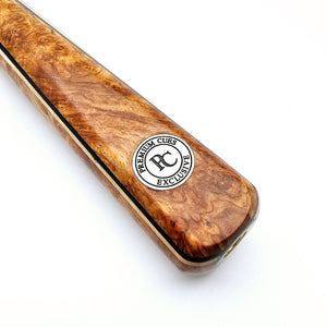 Premium Cues Exclusive -  3/4 Jointed Snooker Cue 9.5mm Tip, 18.4oz, 58" badge view